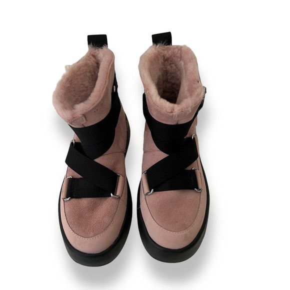 UGG Classic Boom Buckle Suede Leather Boot Size 5 New - Picture 5 of 10